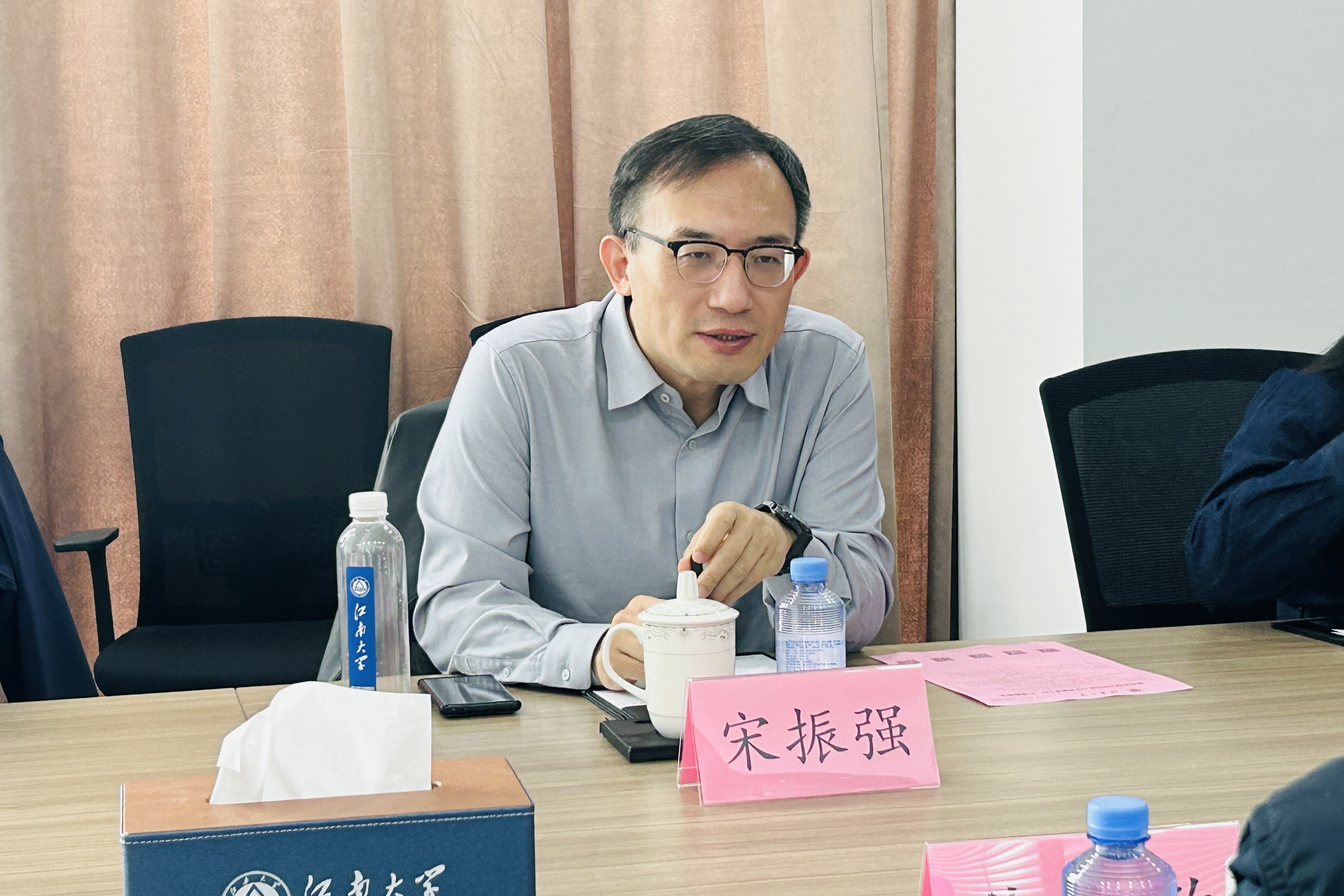 天津医科大学校长办公室主任宋振强一行至江南大学国家大学科技园调研交流-无锡科技园,江大科技园,江南大学科技园,江南大学国家大学科技园